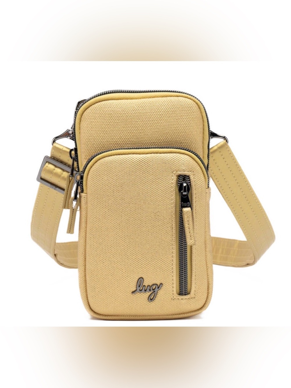Lug Pitter Patter Matte Luxe VL Crossbody Bag – Metallic Gold (NWT)